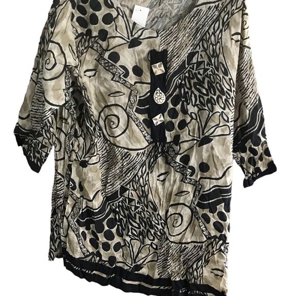 Carolina Colors Cato Blouse Size 3X - Picture 2 of 7